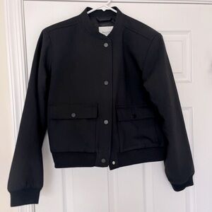 NWT Black Bomber Jacket